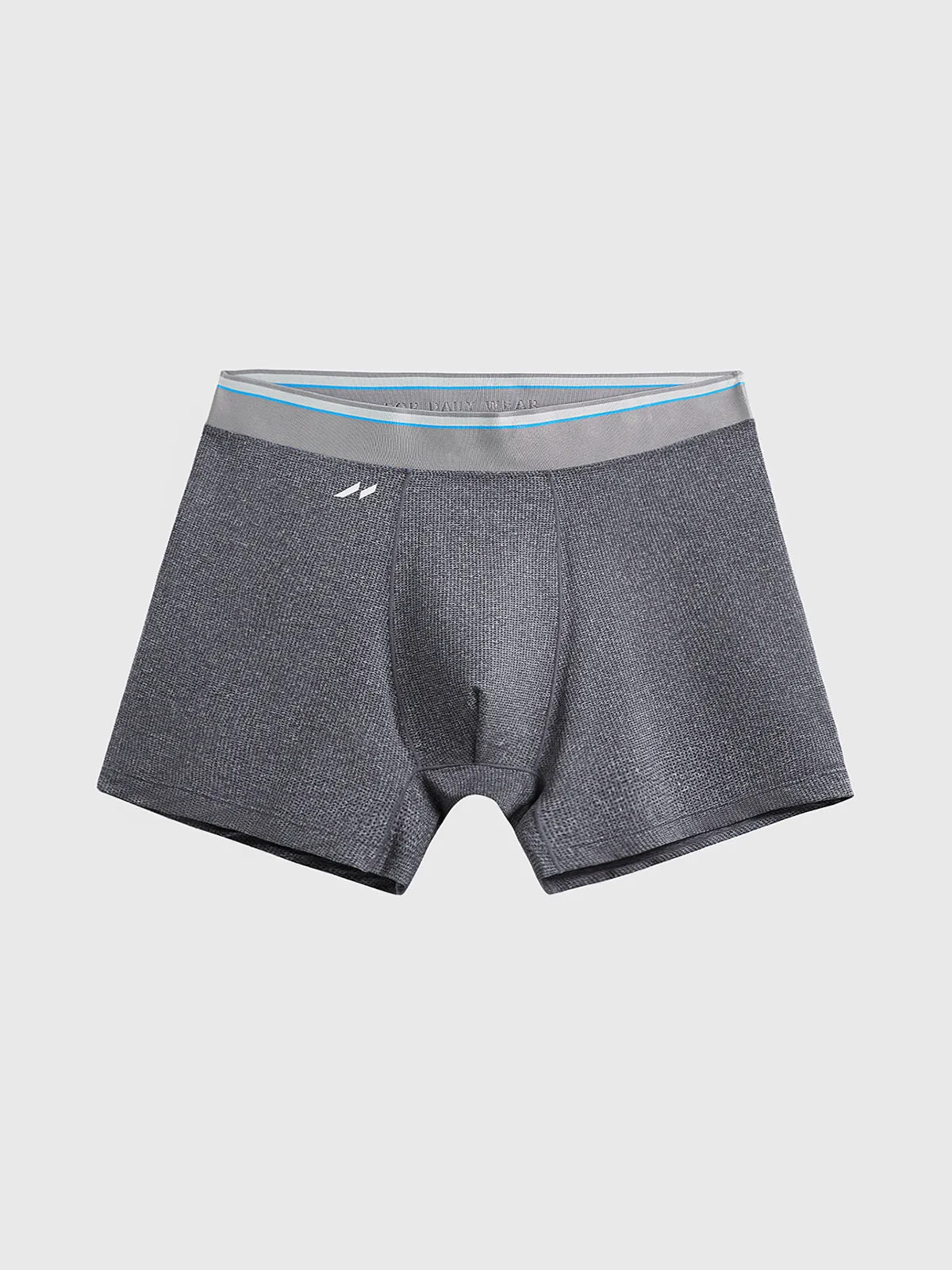 5 Packs AIRFLOW 5" Performance Boxer Brief-Orange/Blue/Charcoal Heather/Navy/Indigo Heather