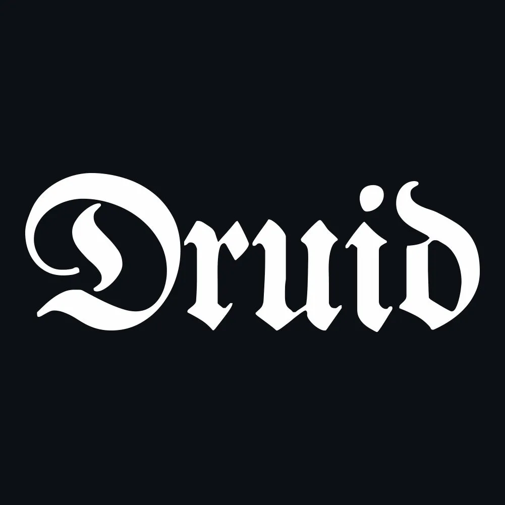 Druid RPG Fantasy Class Large Title Unisex T-Shirt