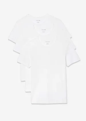 Lacoste tee 3 pack - white