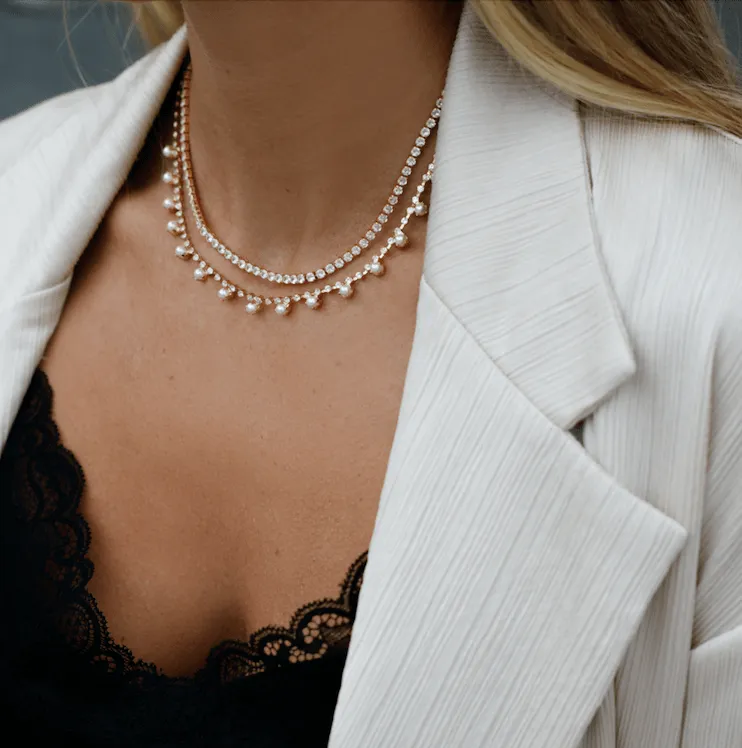 Mini Zara necklace - crystal
