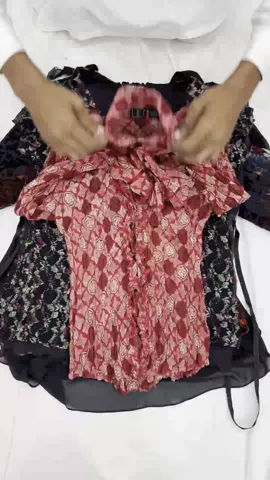 Y2K POLY BLOUSE